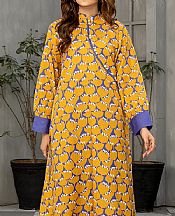 Safwa Golden Yellow Masuri Suit (2 pcs)- Pakistani Winter Clothing