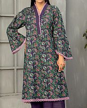 Safwa Purple/Green Masuri Suit (2 pcs)- Pakistani Winter Dress