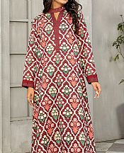 Safwa Persian Plum Masuri Suit (2 pcs)- Pakistani Winter Clothing