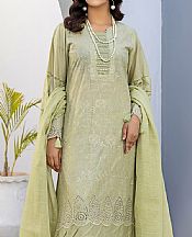 Safwa Thistle Green Lawn Suit- Pakistani Designer Lawn Suits
