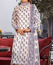 Safwa White Lawn Suit- Pakistani Designer Lawn Suits