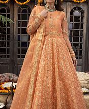 Sahane Dark Peach Silk Suit