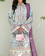Sahane Light Blue Lawn Suit- Pakistani Lawn Dress
