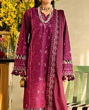 Sahane Raspberry Rose Lawn Suit- Pakistani Designer Lawn Suits
