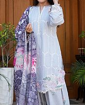 Sahane Pale Aqua Lawn Suit- Pakistani Lawn Dress
