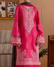 Saira Rizwan Cerise Pink Lawn Suit- Pakistani Designer Lawn Suits