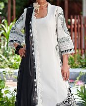 Saira Rizwan White Lawn Suit- Pakistani Lawn Dress