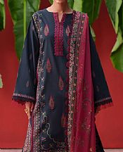 Saira Rizwan Black Lawn Suit- Pakistani Designer Lawn Suits