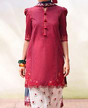 Saira Rizwan Dark Rose Lawn Suit- Pakistani Lawn Dress