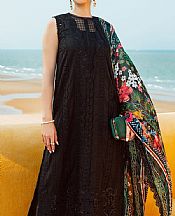 Saira Rizwan Black Lawn Suit- Pakistani Designer Lawn Suits