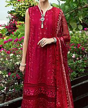 Saira Rizwan Red Lawn Suit- Pakistani Lawn Dress
