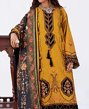Saira Rizwan Mustard Khaddar Suit- Pakistani Winter Clothing