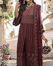 Wine Red Chiffon Suit- Pakistani Chiffon Dress