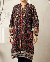 Black Khaddar Kurti- Pakistani Winter Dress
