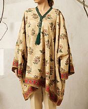 Sand Gold Khaddar Kurti- Pakistani Winter Clothing
