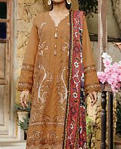 Bronze Leather Suit- Pakistani Winter Dress