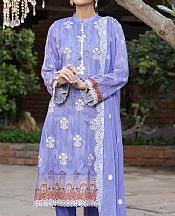 Cornflower Blue Lawn Suit- Pakistani Designer Lawn Dress
