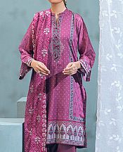 Salitex Purple Lawn Suit (2 Pcs)- Pakistani Lawn Dress