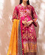 Magenta Linen Suit- Pakistani Winter Dress