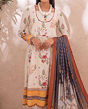 Off-white Linen Suit- Pakistani Winter Dress