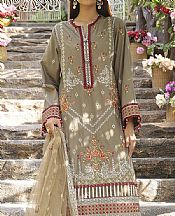 Salitex Pale Oyster Cambric Suit- Pakistani Winter Dress
