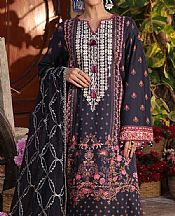 Salitex Black Cambric Suit- Pakistani Winter Clothing