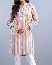 Salitex Pink/Grey Lawn Kurti- Pakistani Lawn Dress