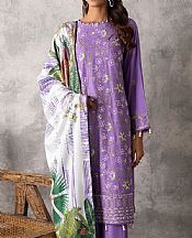 Salitex Lavander Cottel Suit- Pakistani Winter Dress