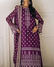 Purple Chiffon Suit