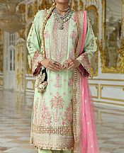 Salitex Light Green Yarn Suit- Pakistani Chiffon Dress