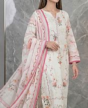 Salitex Off-white Lawn Suit- Pakistani Designer Lawn Suits