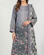Salitex Grey Lawn Suit- Pakistani Designer Lawn Suits