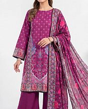 Salitex Purple Lawn Suit- Pakistani Designer Lawn Suits