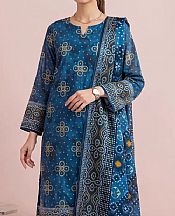 Salitex Navy Blue Lawn Suit- Pakistani Lawn Dress