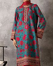 Salitex Teal Lawn Suit- Pakistani Lawn Dress
