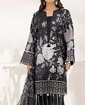 Salitex Black Lawn Suit- Pakistani Designer Lawn Suits
