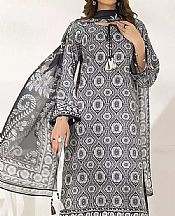 Salitex Off White/Black Lawn Suit- Pakistani Lawn Dress