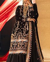 Salitex Black Chiffon Suit- Pakistani Designer Chiffon Suit