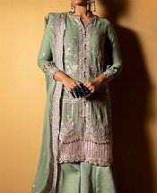 Salitex Sage Chiffon Suit- Pakistani Chiffon Dress