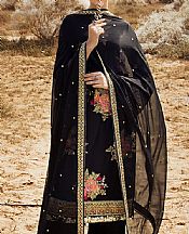 Salitex Black Chiffon Suit- Pakistani Chiffon Dress