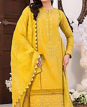 Salitex Mustard Lawn Suit- Pakistani Designer Lawn Suits
