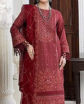 Salitex Maroon Lawn Suit- Pakistani Lawn Dress