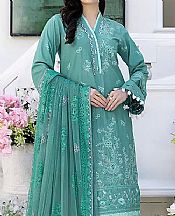Salitex Sea Green Lawn Suit- Pakistani Designer Lawn Suits