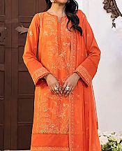 Salitex Orange Lawn Suit- Pakistani Lawn Dress