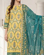 Yellow/Viridian Green Lawn Suit