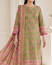 Olive Lawn Suit