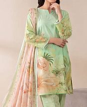 Mint Green Lawn Suit