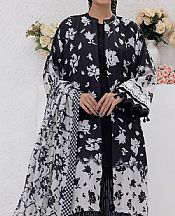 Salitex Black/Off White Lawn Suit- Pakistani Lawn Dress