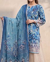 Blue/Ivory Lawn Suit