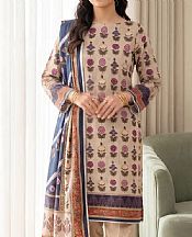 Beige Lawn Suit